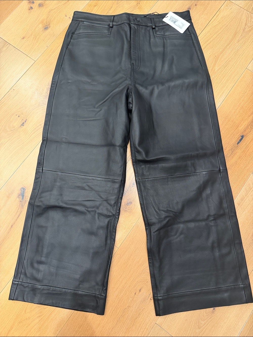Proenza Schouler White Label - Black Leather Pants - Picture 11 of 11